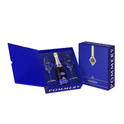 Pommery Brut Royal coffret - Champagne - 75 cl | Livraison de boissons Gaston